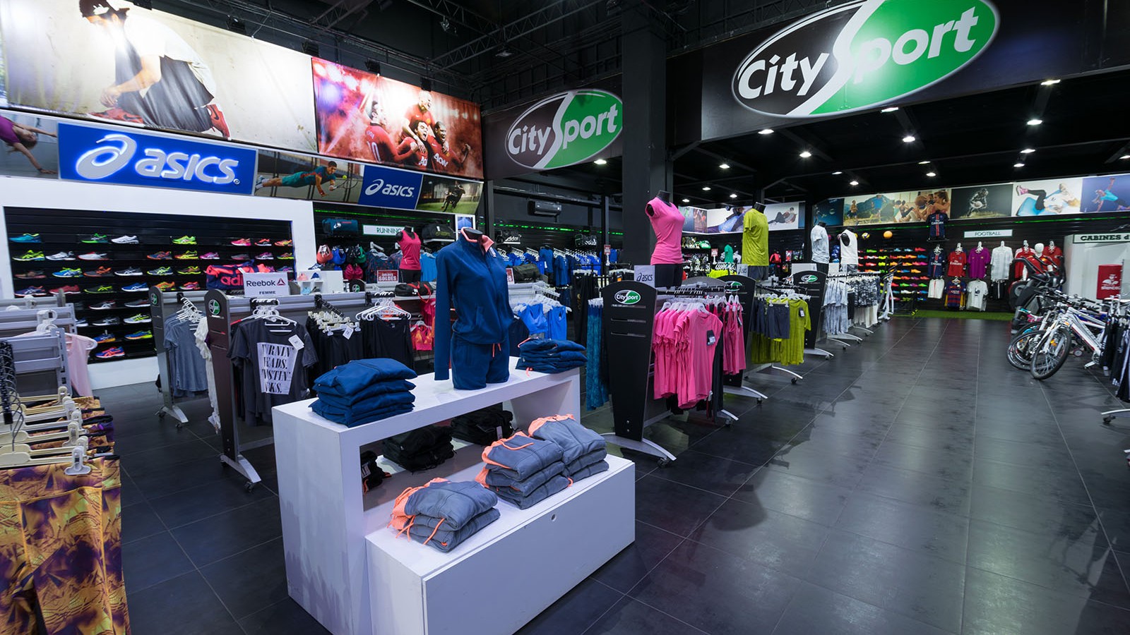 Nos magasins City Sport Magasin de sport à l'Ile Maurice